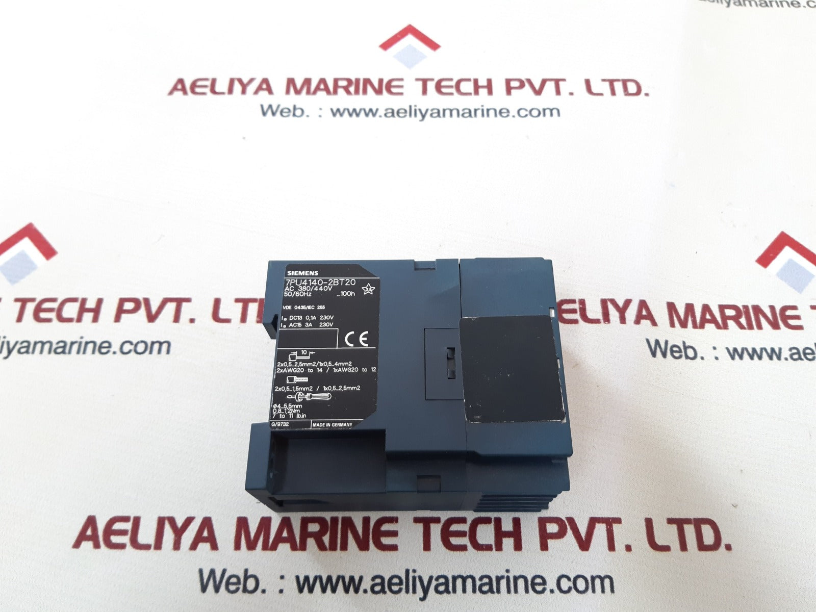 Siemens 7pu4140-2bt20 electronic time relays