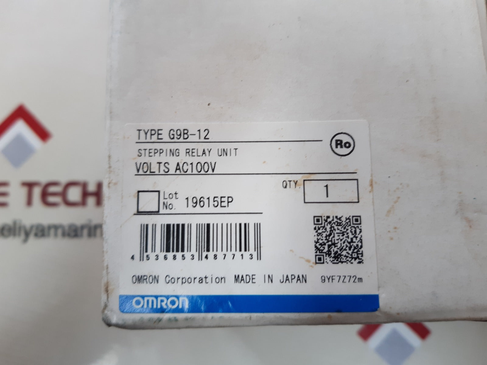 Omron g9b-12 stepping relay unit