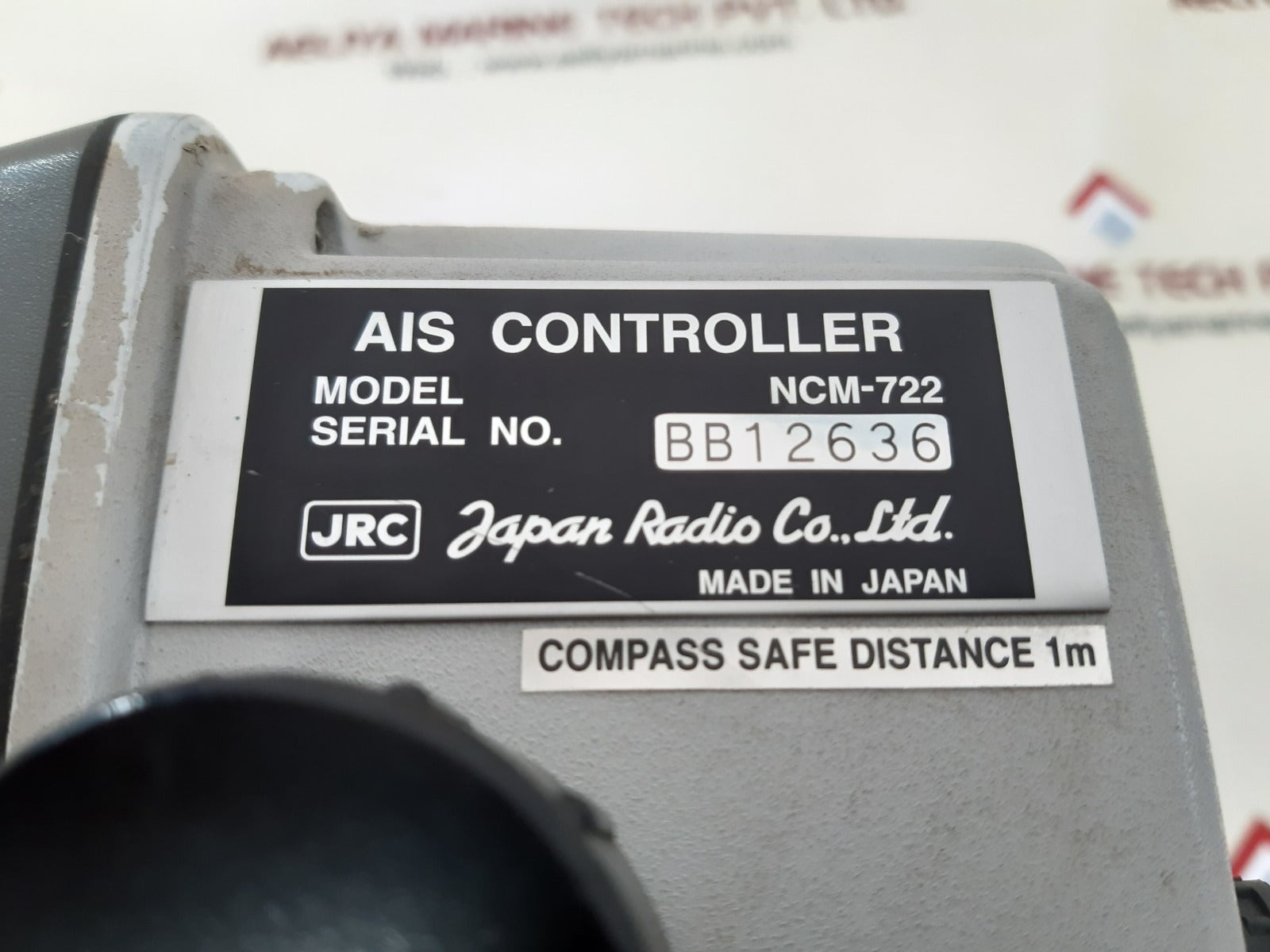 Jrc jhs-180 ais display unit ncm-722