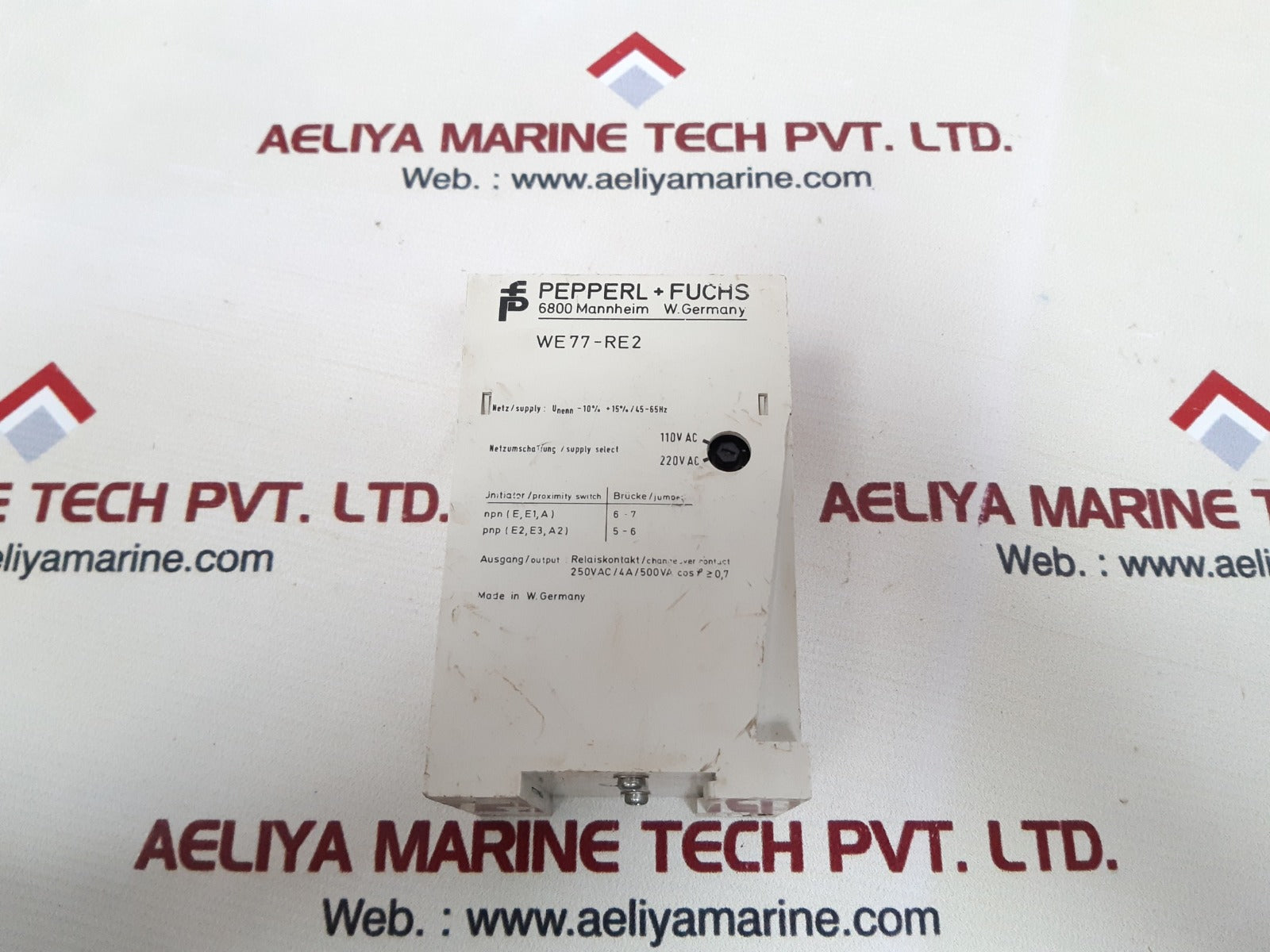 Pepperl+fuchs we77-re2 switch isoltor