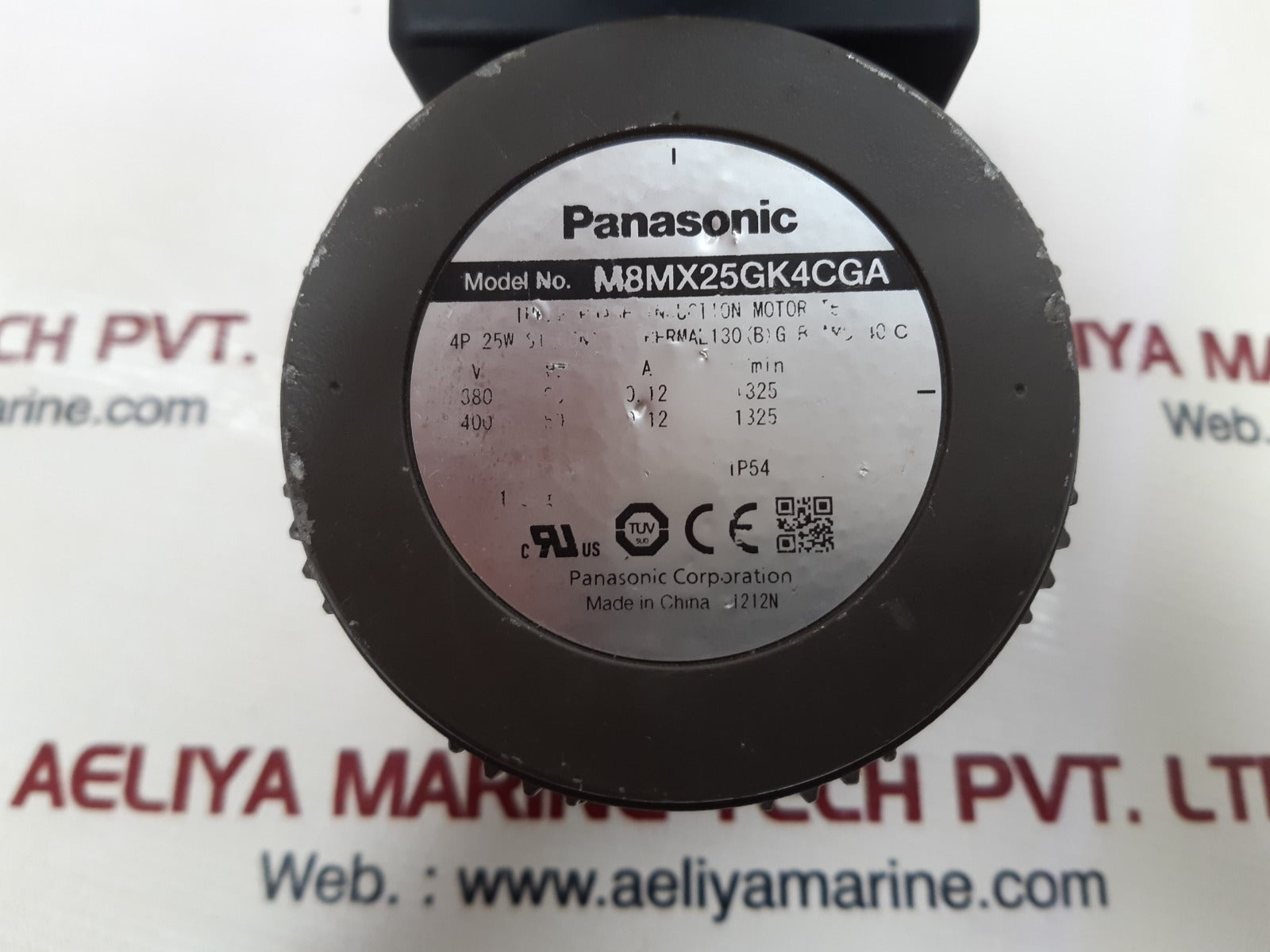 Panasonic m8mx25gk4cga three phase induction motor