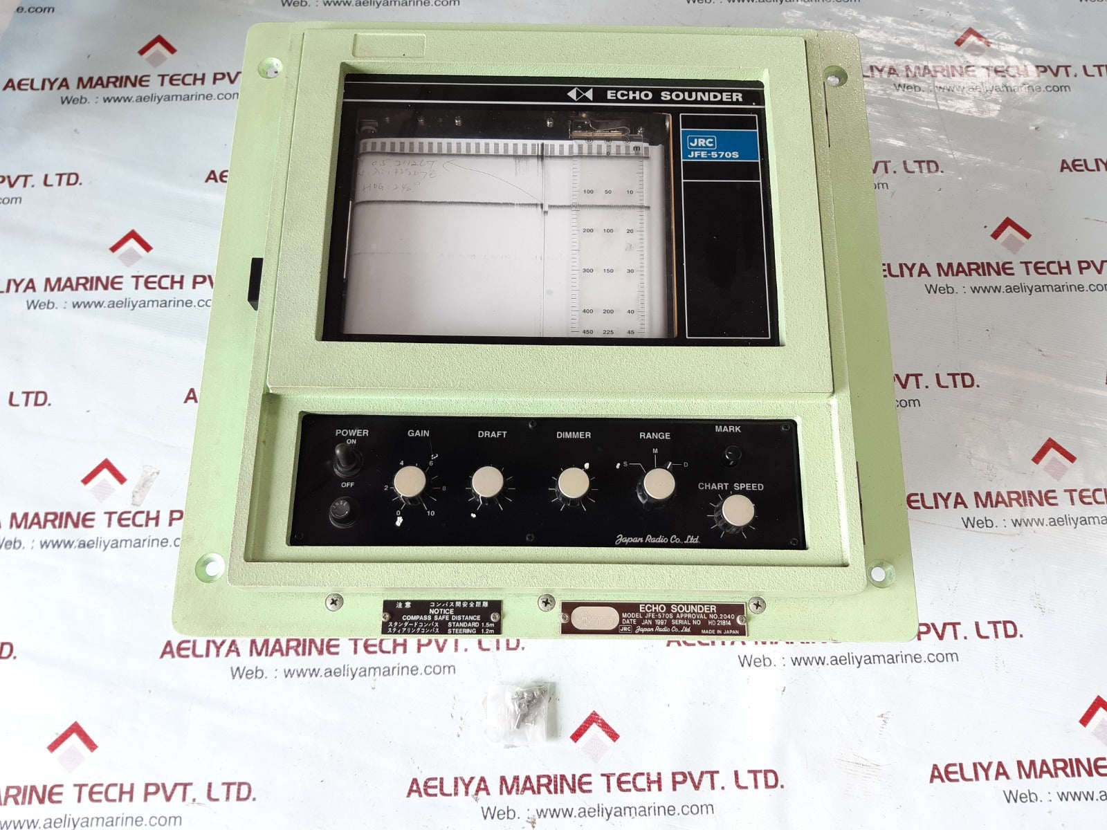Jrc jfe-570s echo sounder