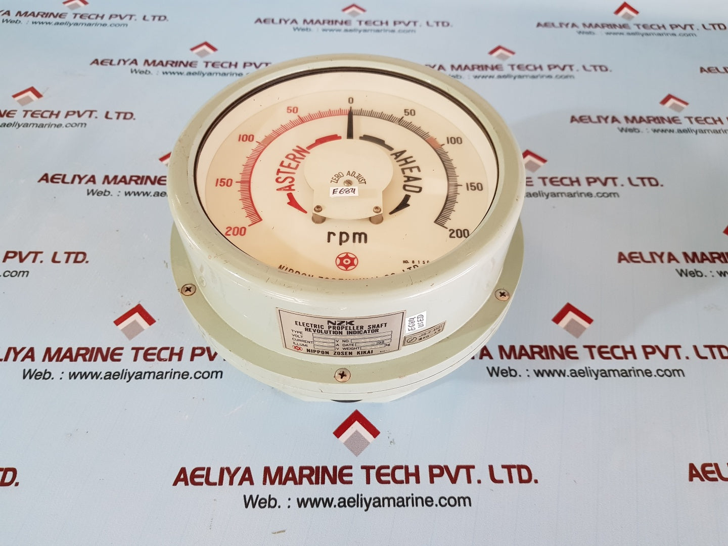 Nzk he-150 electric propeller shaft revolution indicator