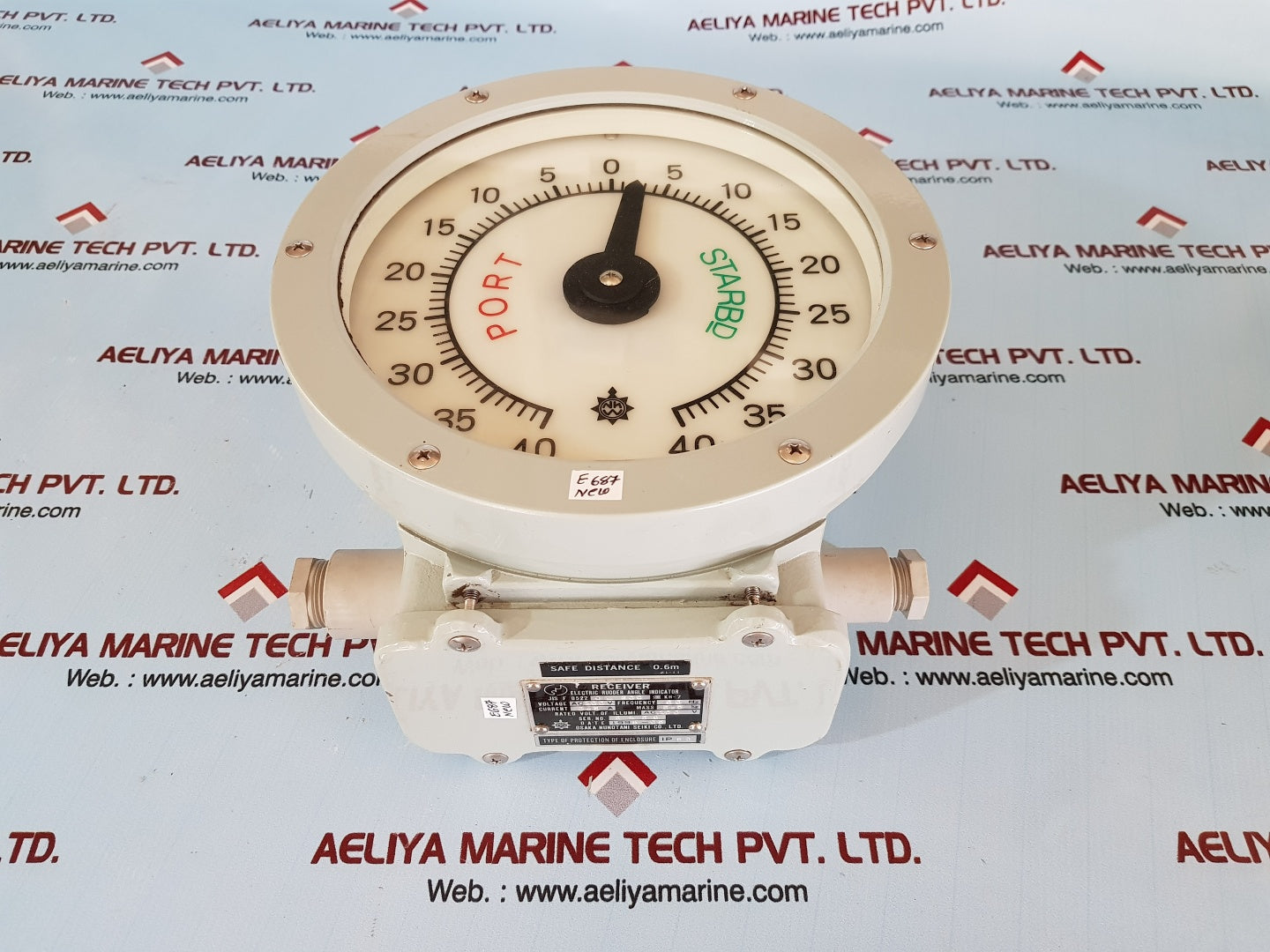Osaka nunotani jis f 8522 sl 200 electric rudder angle indicator ac 100v