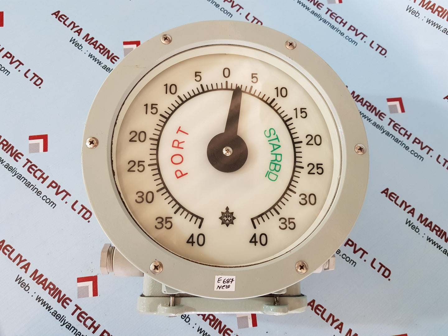 Osaka nunotani jis f 8522 sl 200 electric rudder angle indicator ac 100v