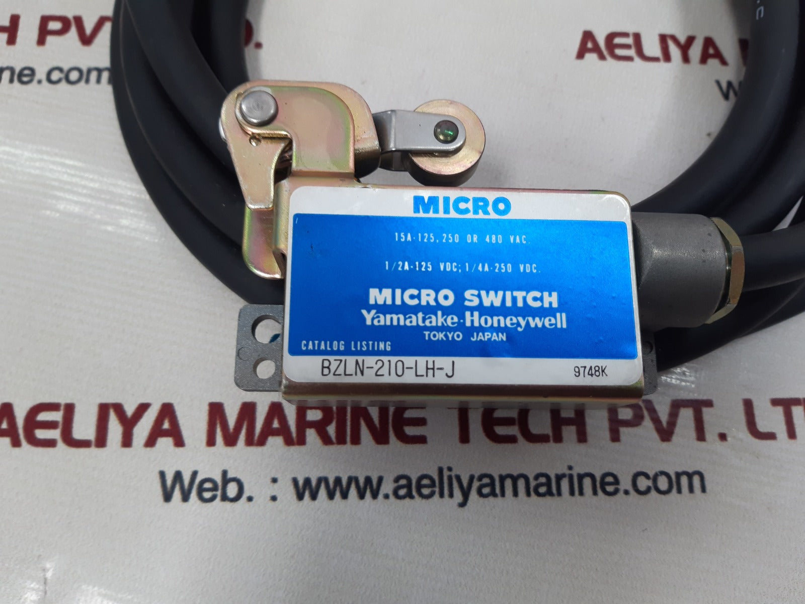 Yamatake-honeywell bzln-210-lh-j micro switch