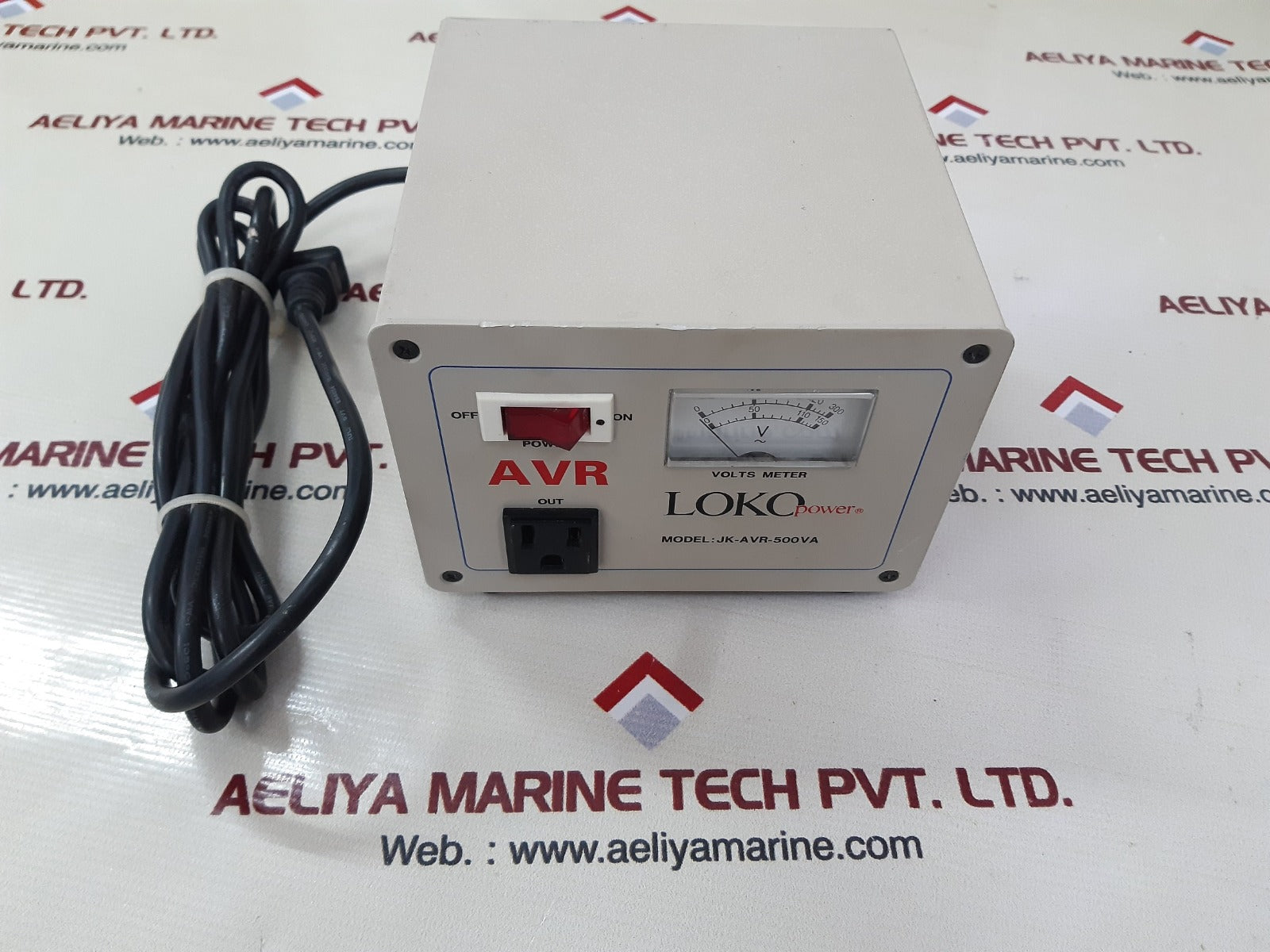 Loko power jk-avr-500va volts meter