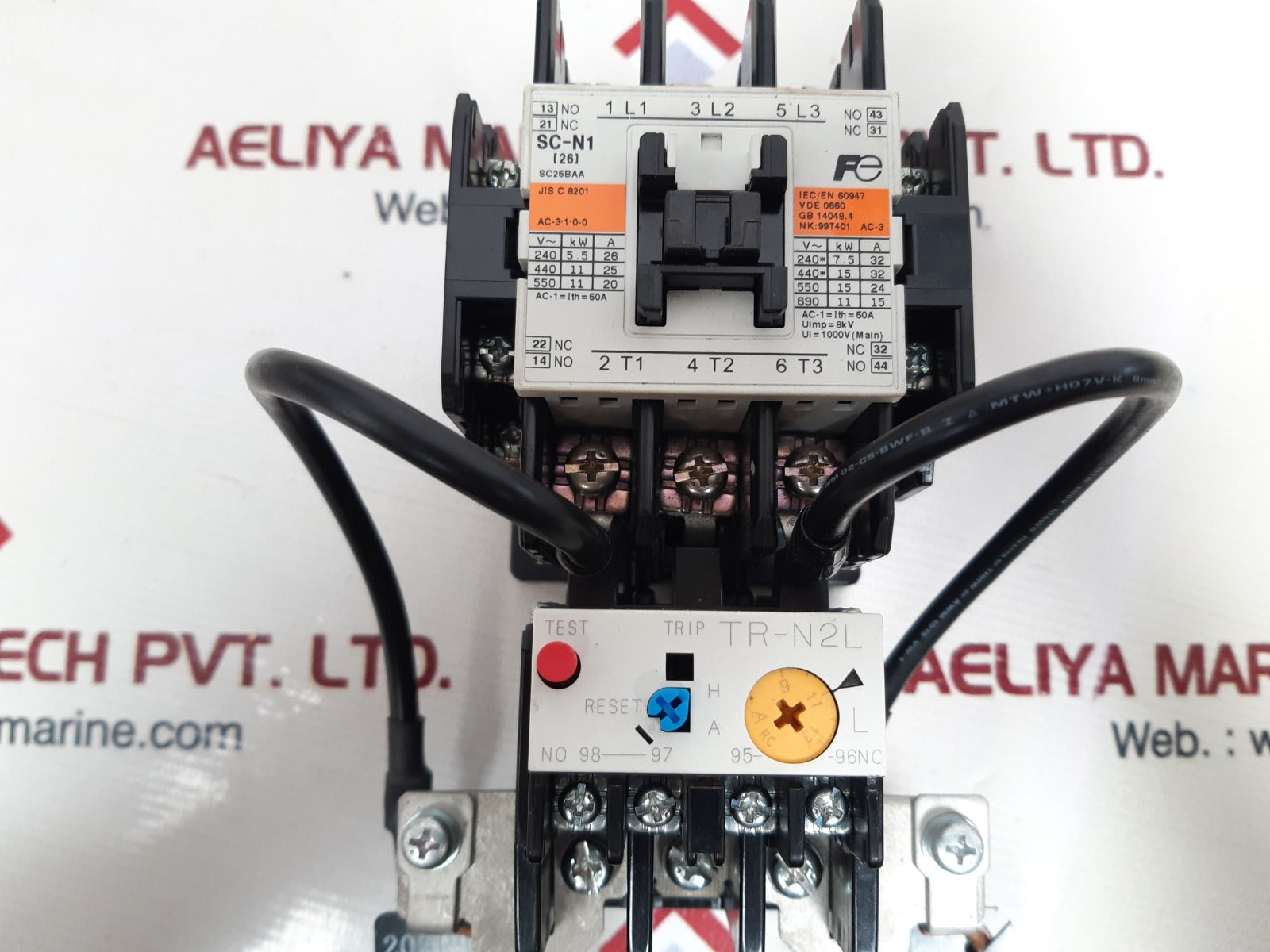 Fuji sc-n1 magnetic contactors and starter tr-n2l