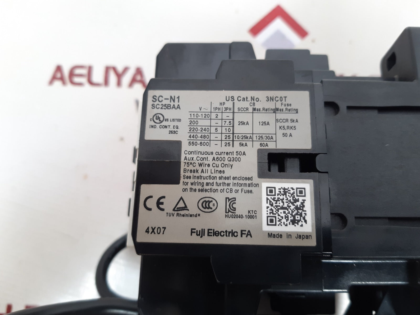 Fuji sc-n1 magnetic contactors and starter tr-n2l