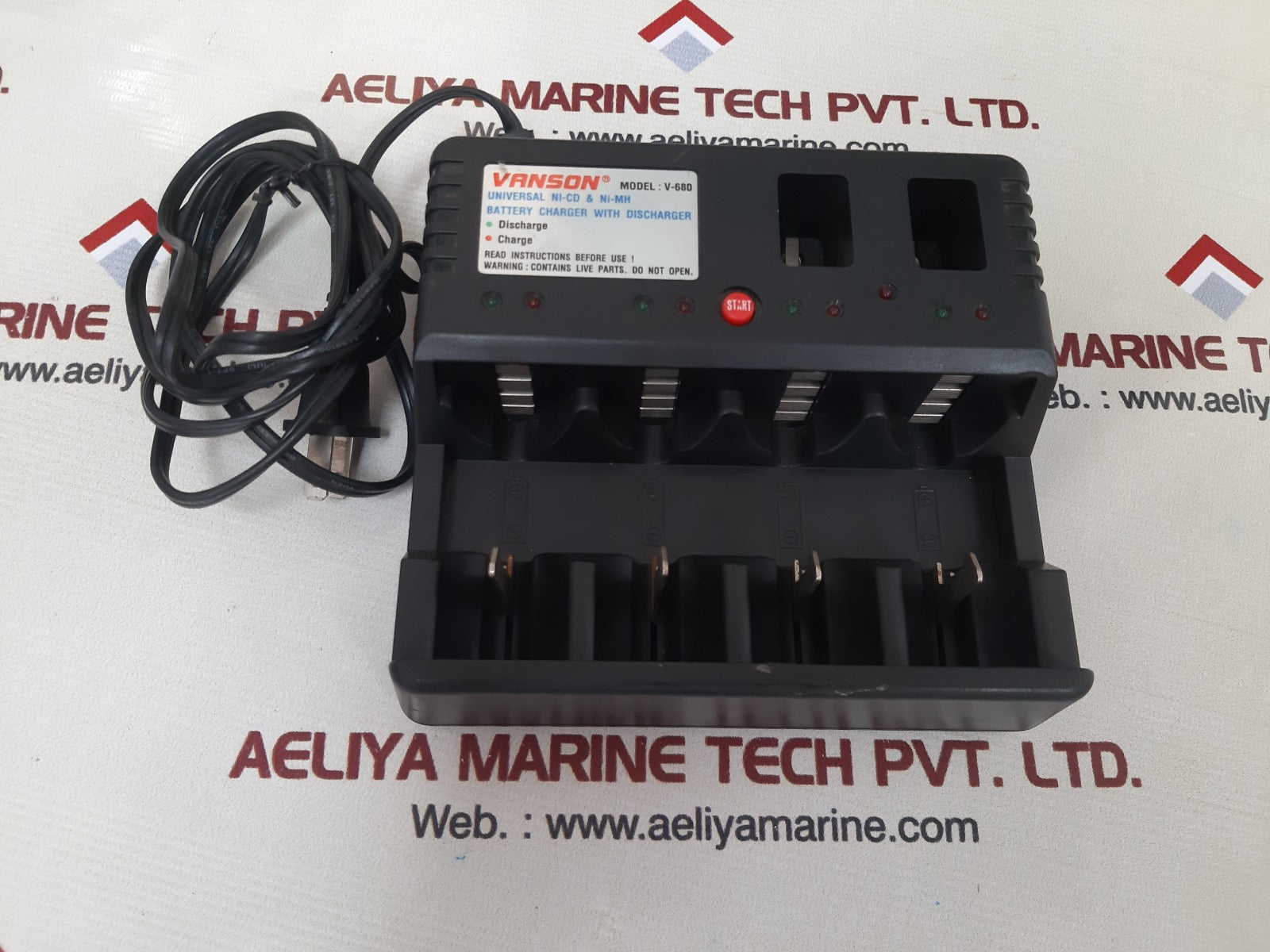 Vanson v-680 battery charger with discharger