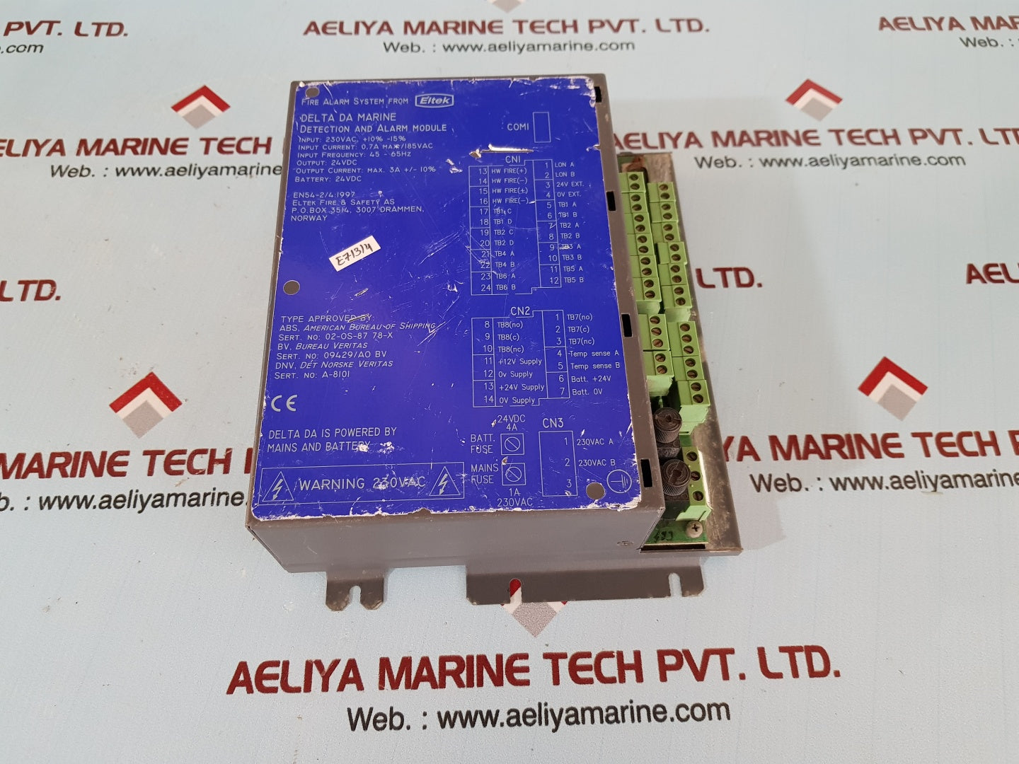 Eltek fire & safety 251245.2 delta da marine detection and alarm module