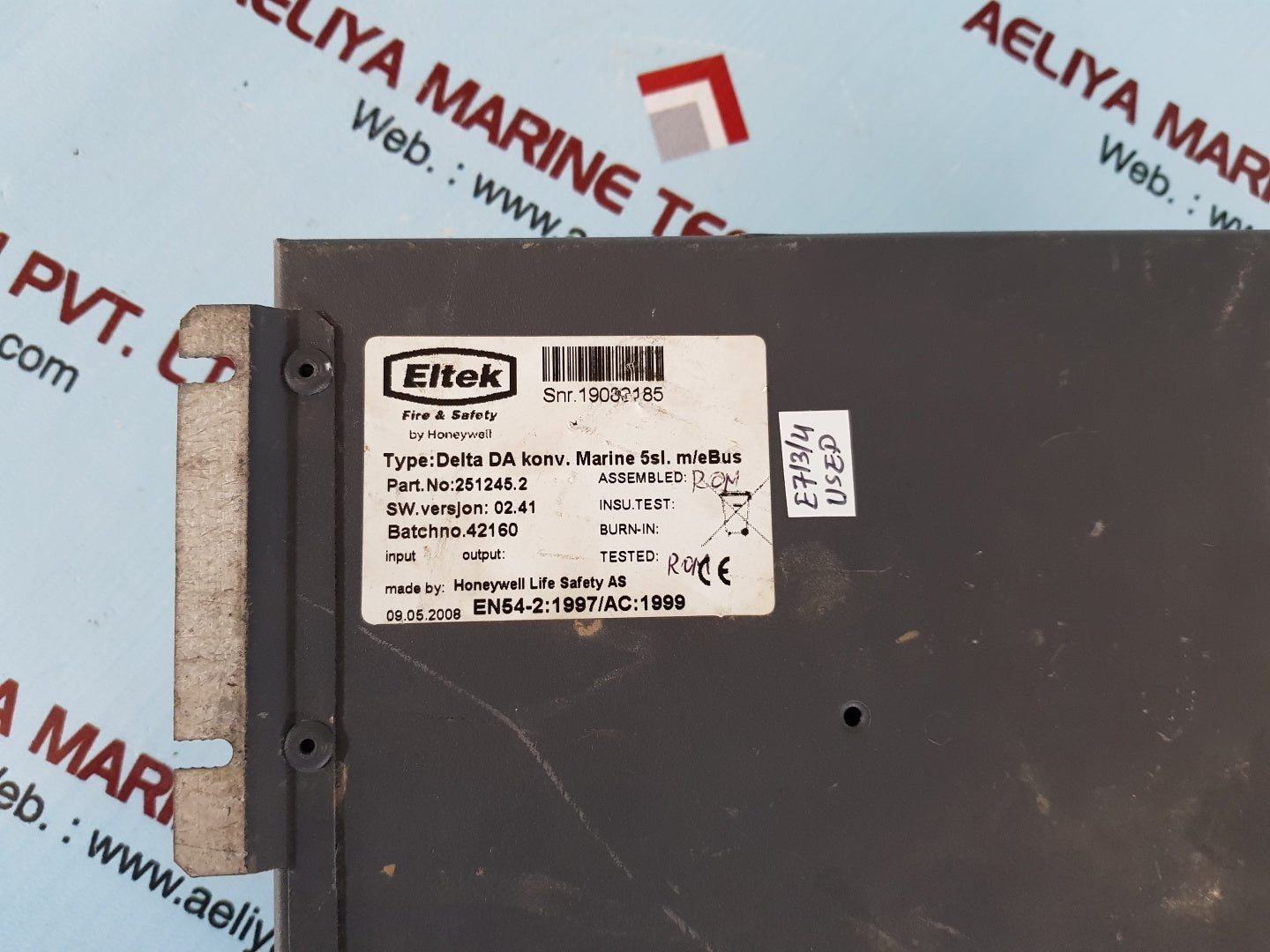 Eltek fire & safety 251245.2 delta da marine detection and alarm module