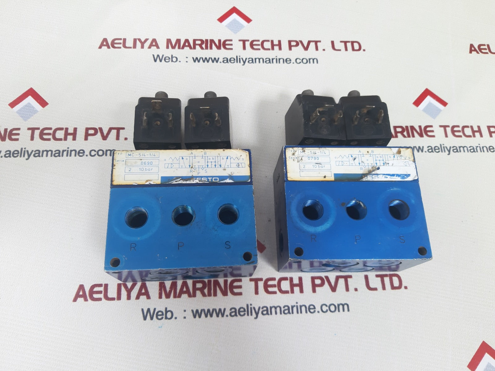 Festo mc-5/4-1/4 pneumatic valve msg