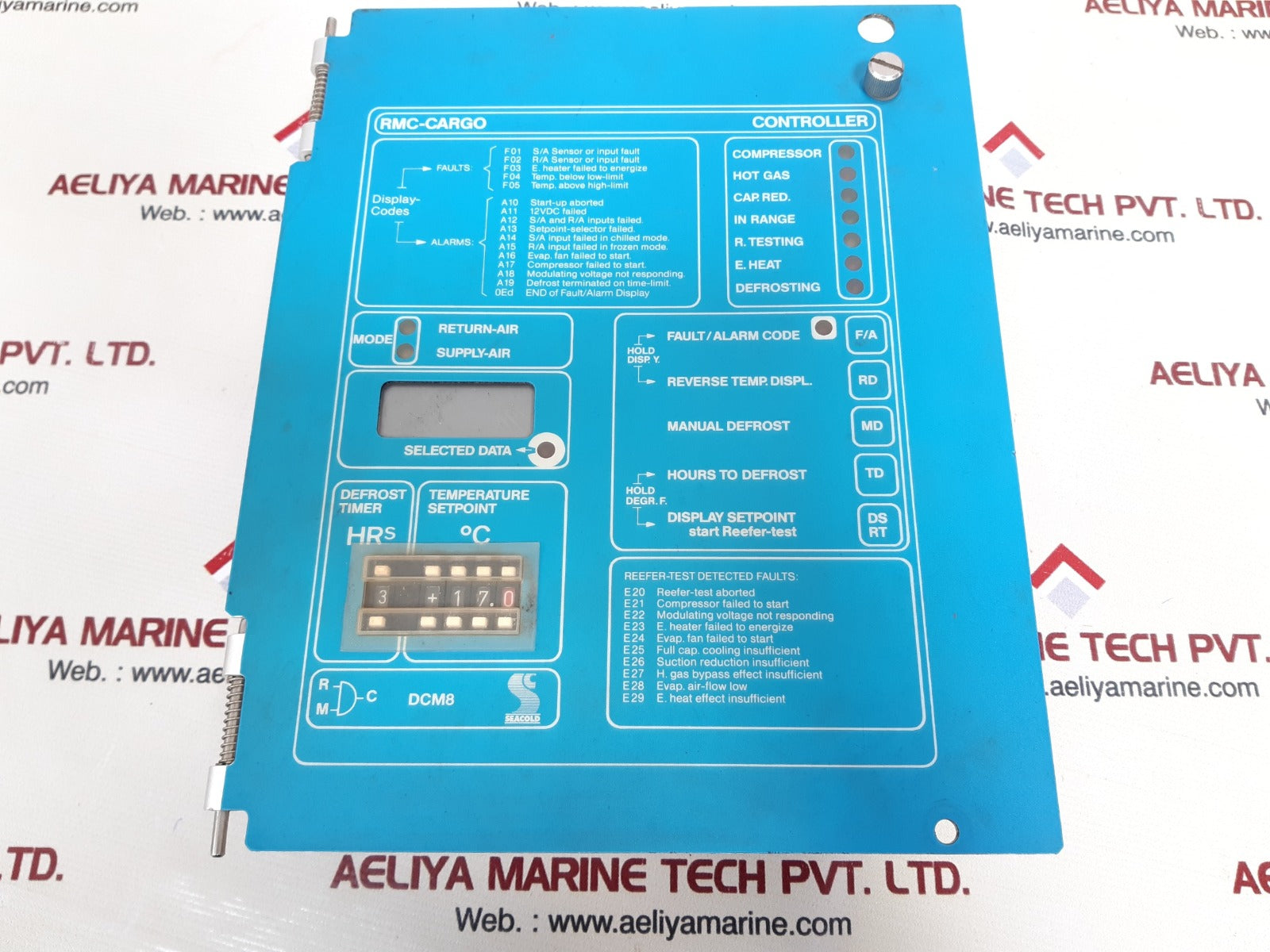 Seacold dcm8 rmc-cargo controller