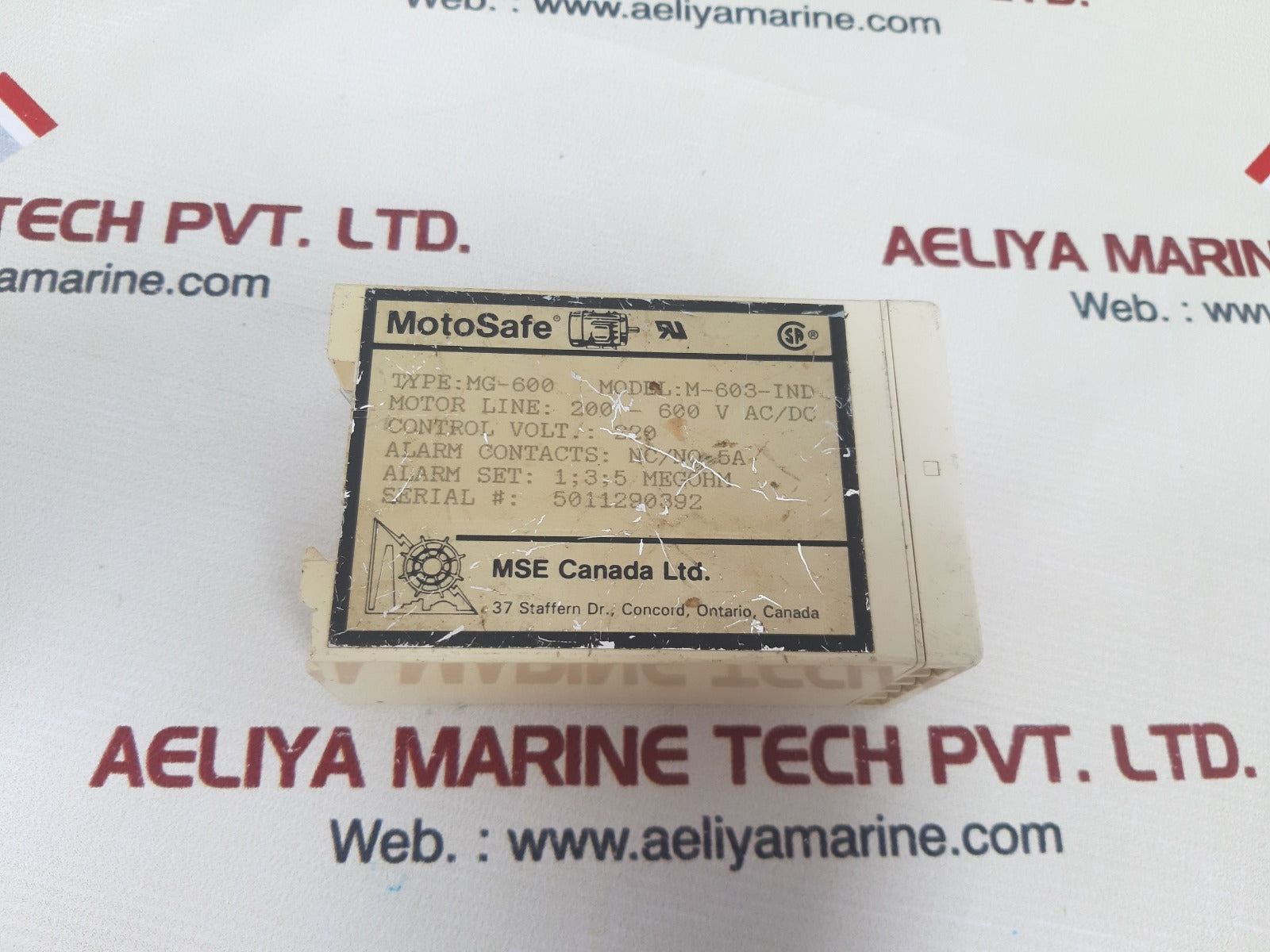 Mse mg-600 insulation monitor