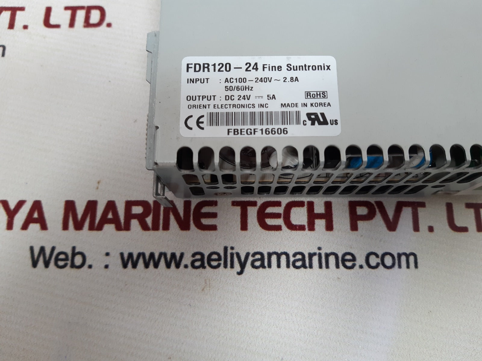 Fine suntronix fdr120-24 switching mode power supply