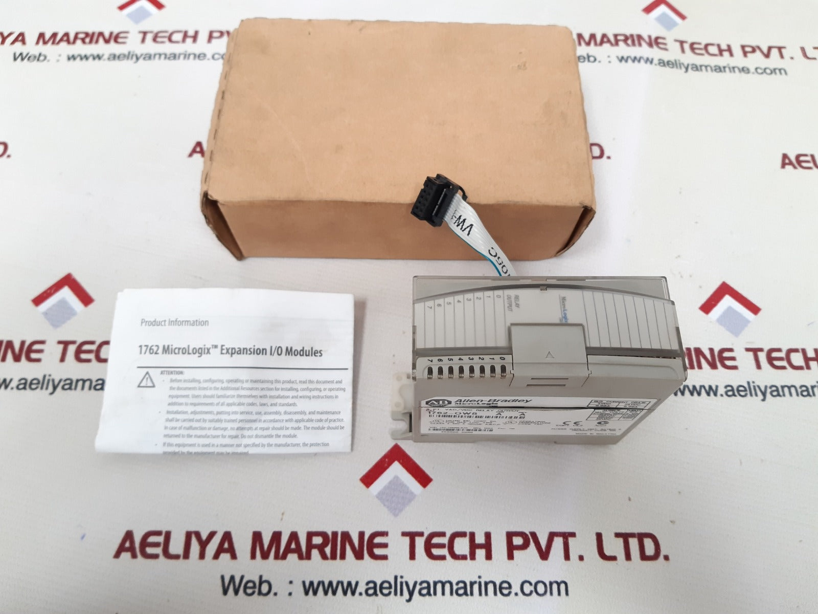 Allen-bradley 1762-ow8 ser a micro logix output module