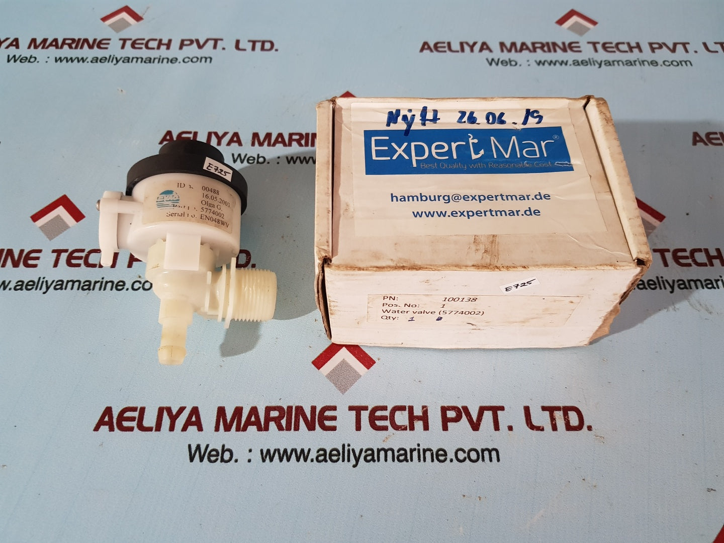 Evac 5774002 water valve 00488