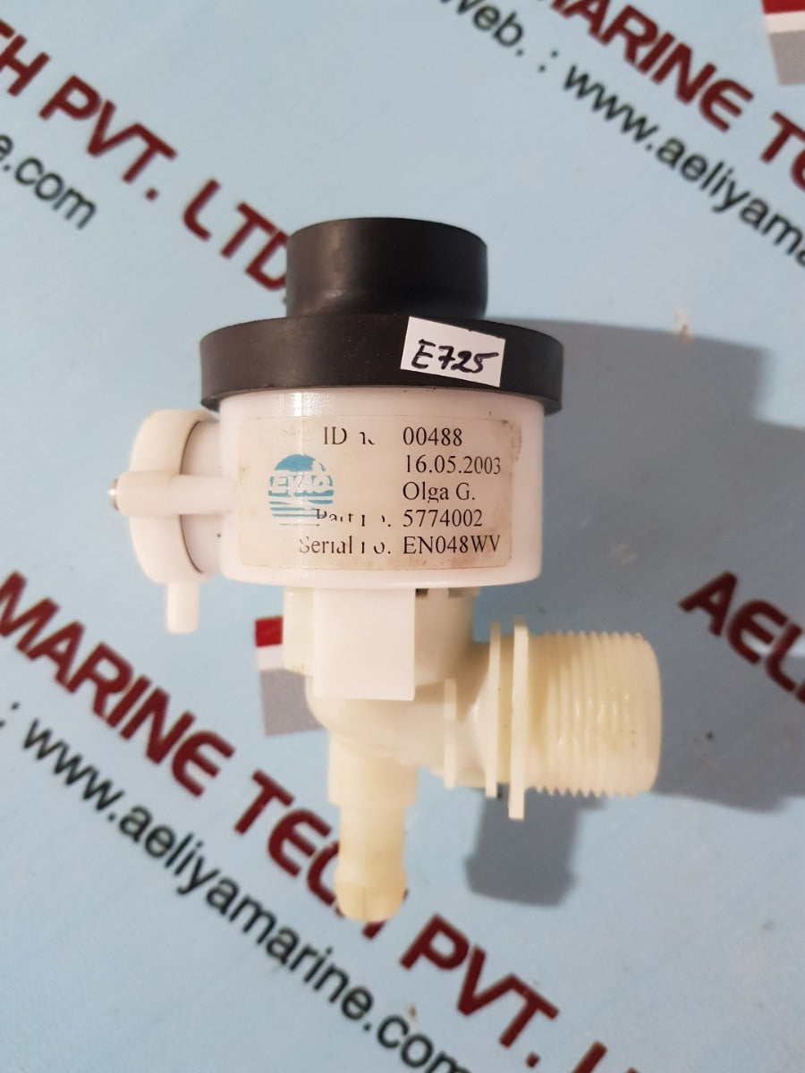 Evac 5774002 water valve 00488