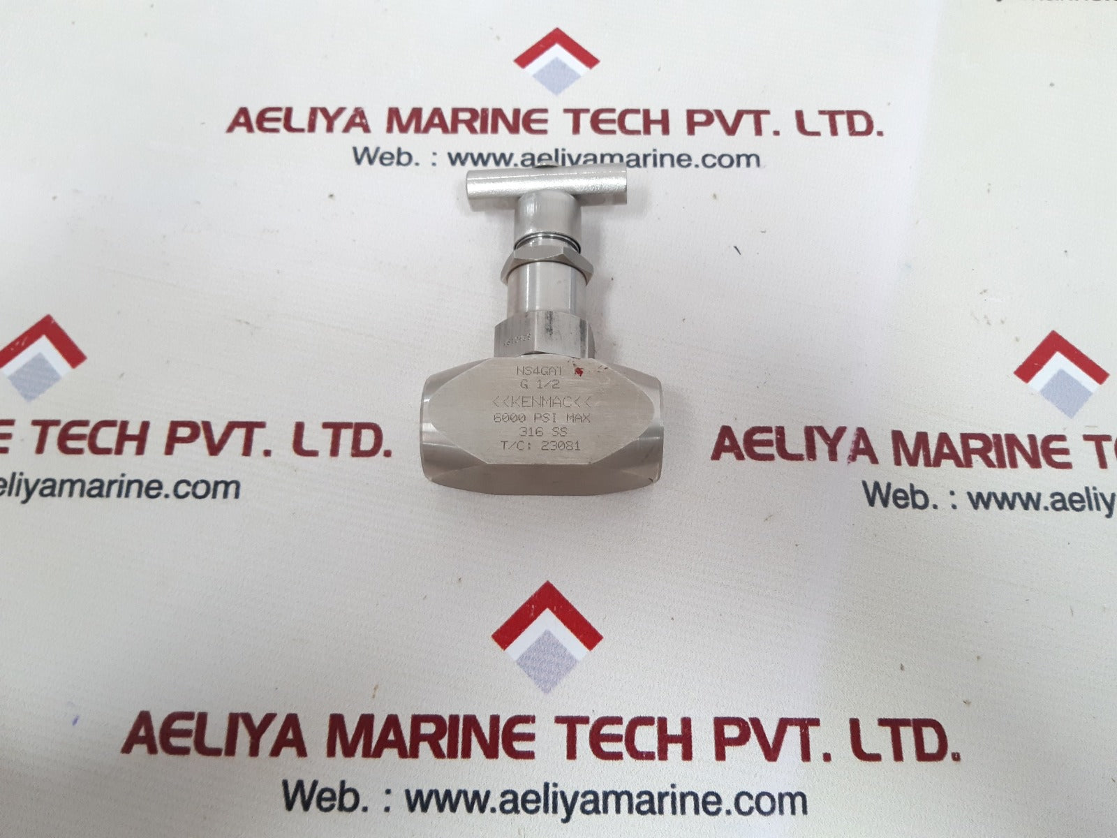 Kenmac ns4gat g 1/2 needle valve 6000psi