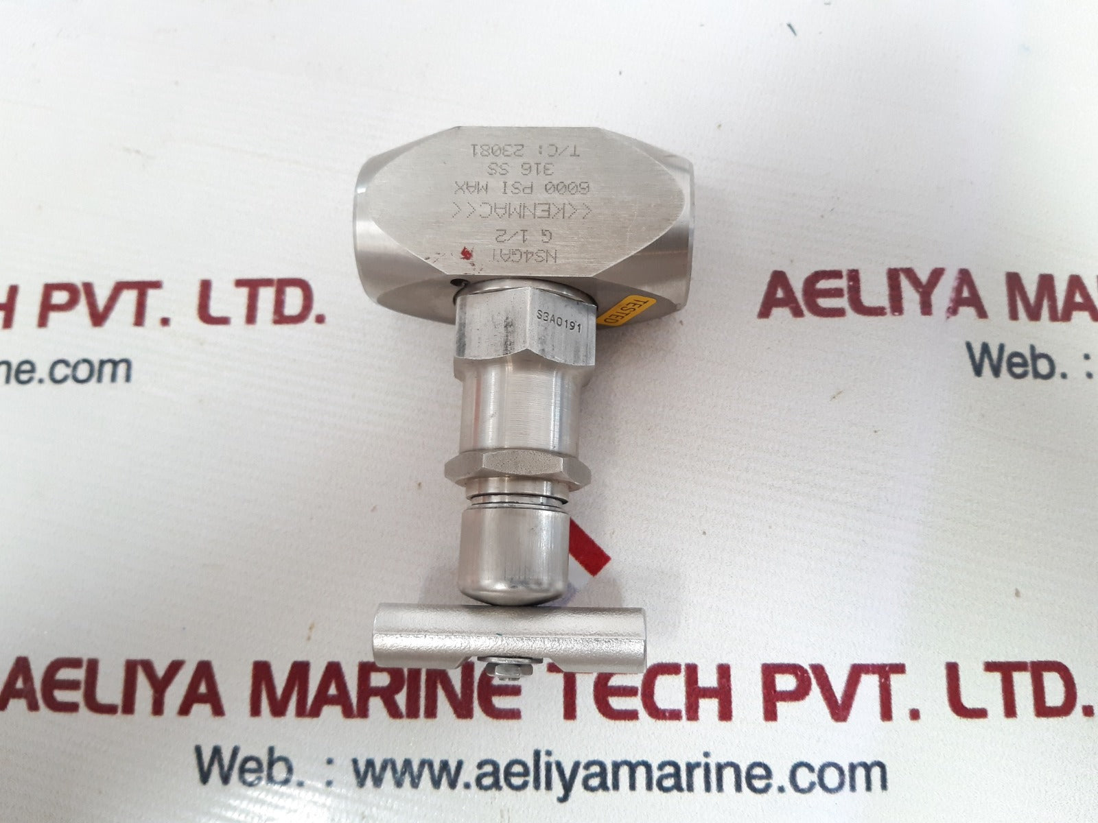 Kenmac ns4gat g 1/2 needle valve 6000psi