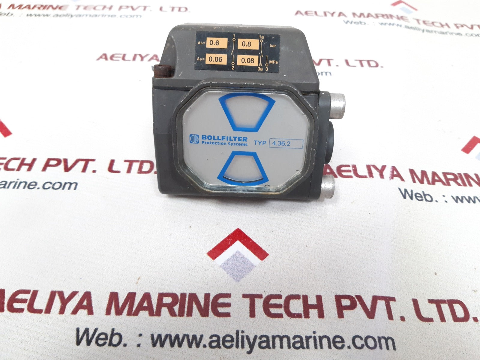 Bollfilter 4.36.2 diffrential pressure indicator