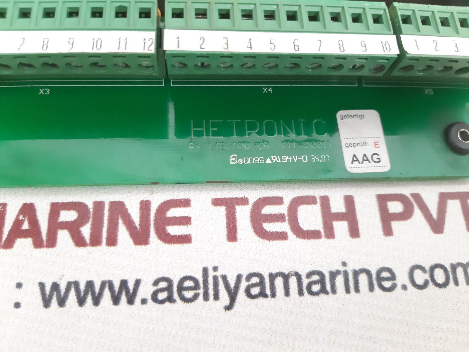 Hetronic rx-14b/10b/6b plug connection