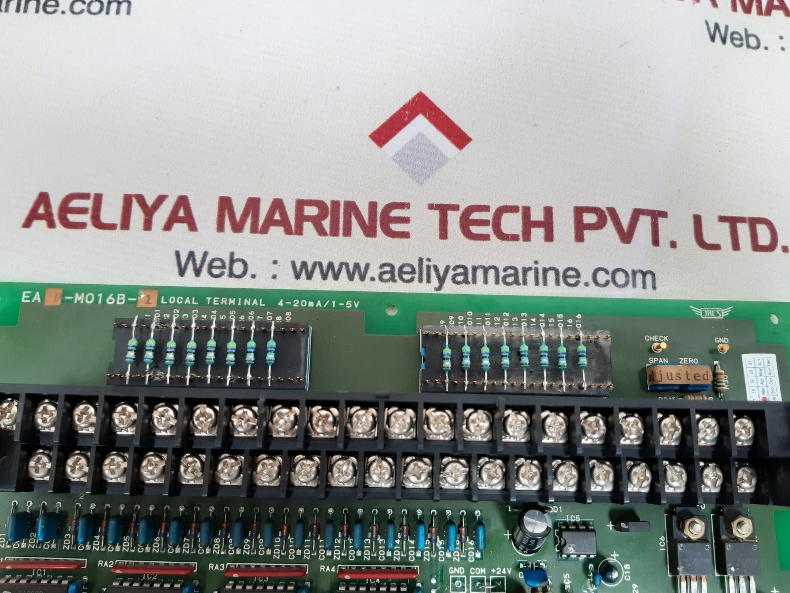Jrcs eav-m016b local terminal 4-20ma/1-5v board