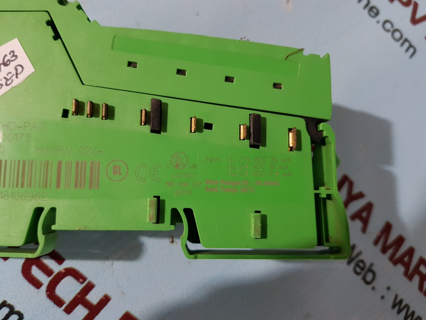 Phoenix contact ib il 24 di8/hd-pac 2700173 digital input module