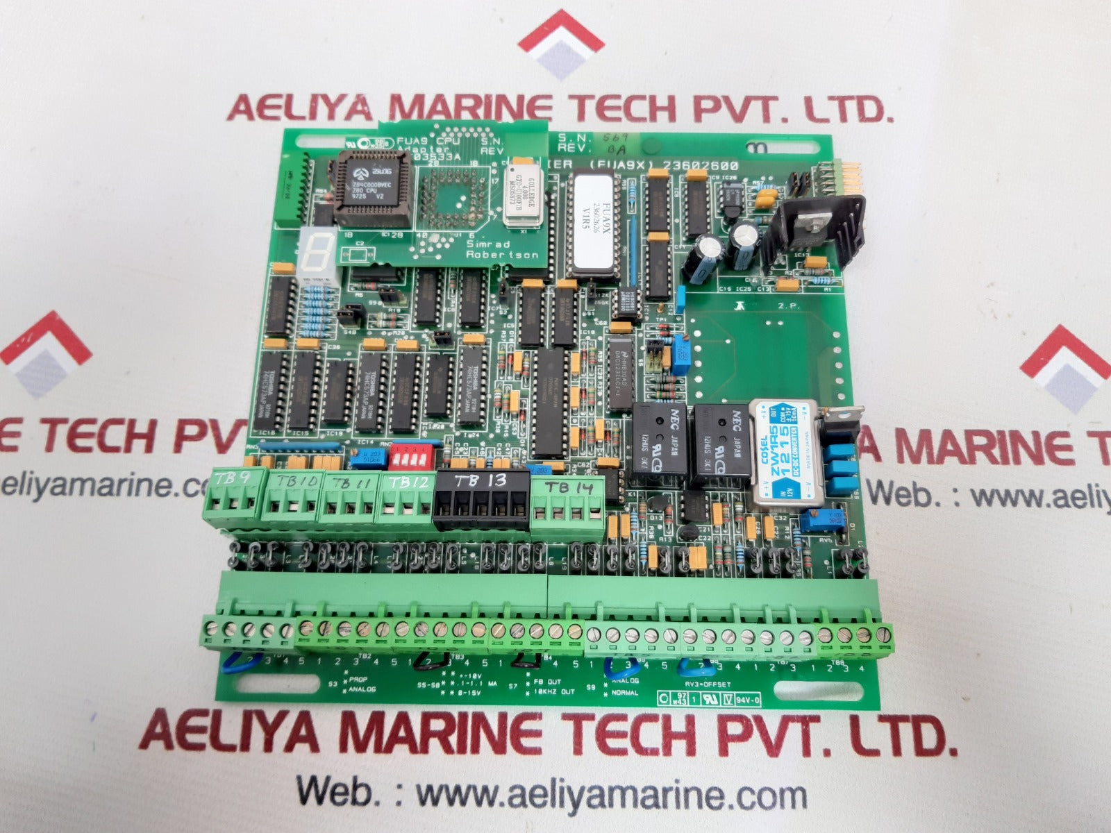 Simrad robertson fua9 cpu adapter 23603533a