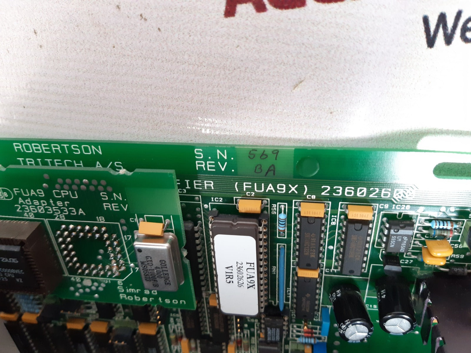 Simrad robertson fua9 cpu adapter 23603533a