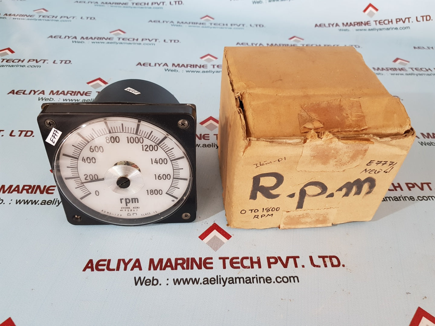 Kyowa keiki kdwl-120 rpm meter 0-1800