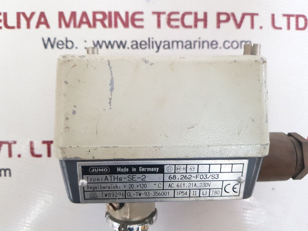 Jumo aths-se-2 surface monitoring thermostat used