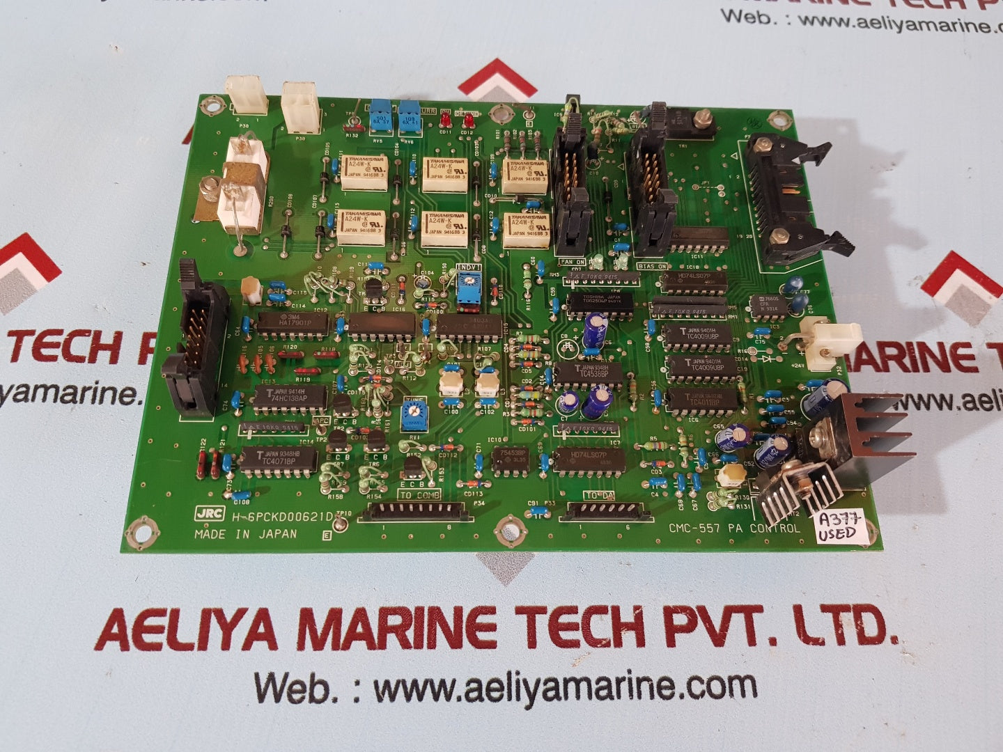 Jrc cmc-557 pa control pc board h-6pckd00621d