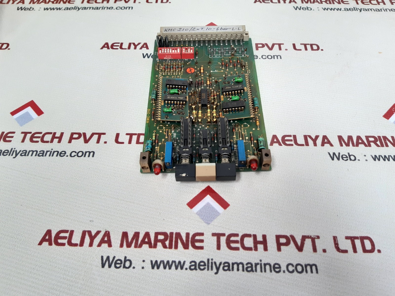 Autronica kmc-210/2xt 10-6bar l-l pcb card 7252-013.0002