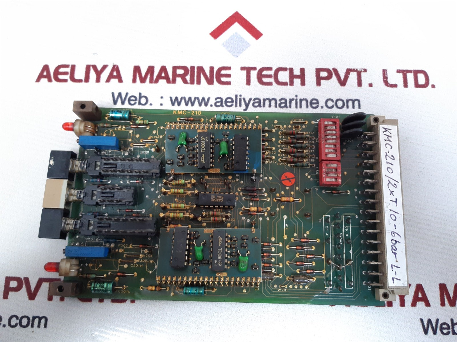 Autronica kmc-210/2xt 10-6bar l-l pcb card 7252-013.0002