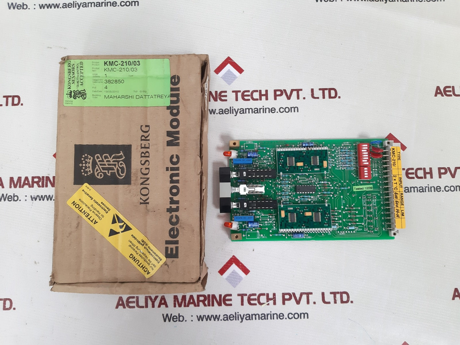 Kongsberg kmc -210 electronic module 7252-013.0005