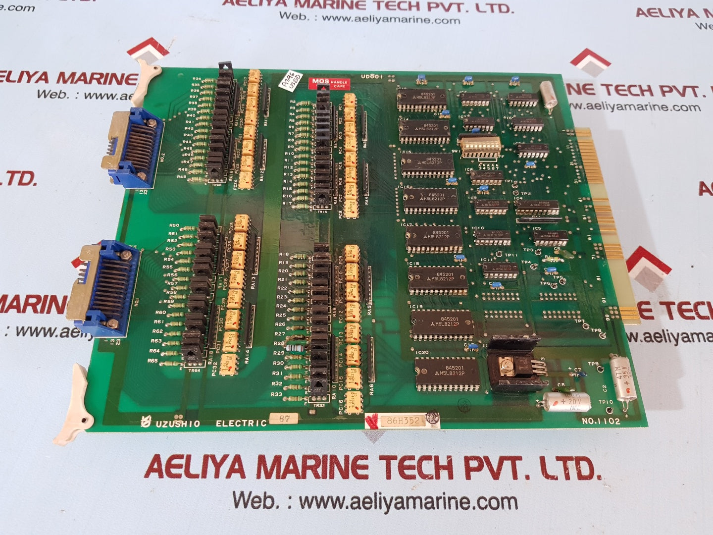 Uzushio electric ud001 86h352 67 PCB card