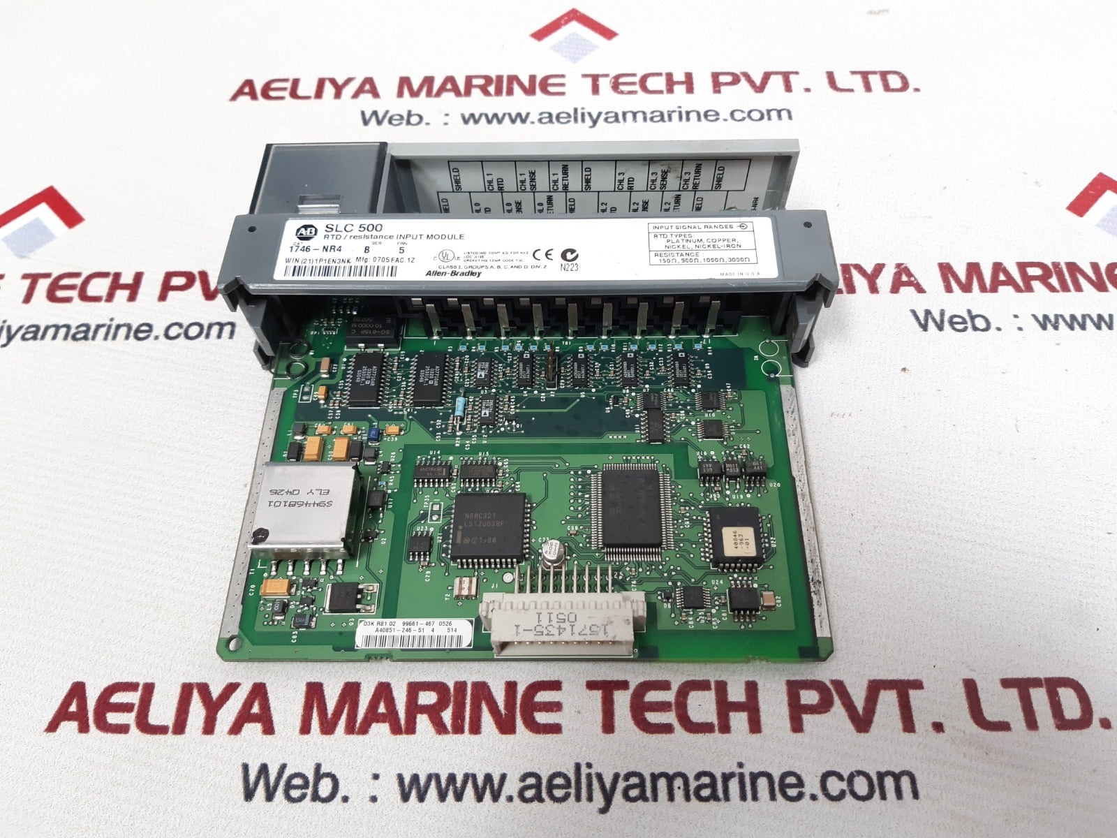 Allen-bradley 1746-nr4 ser.b rtd/resistance input module