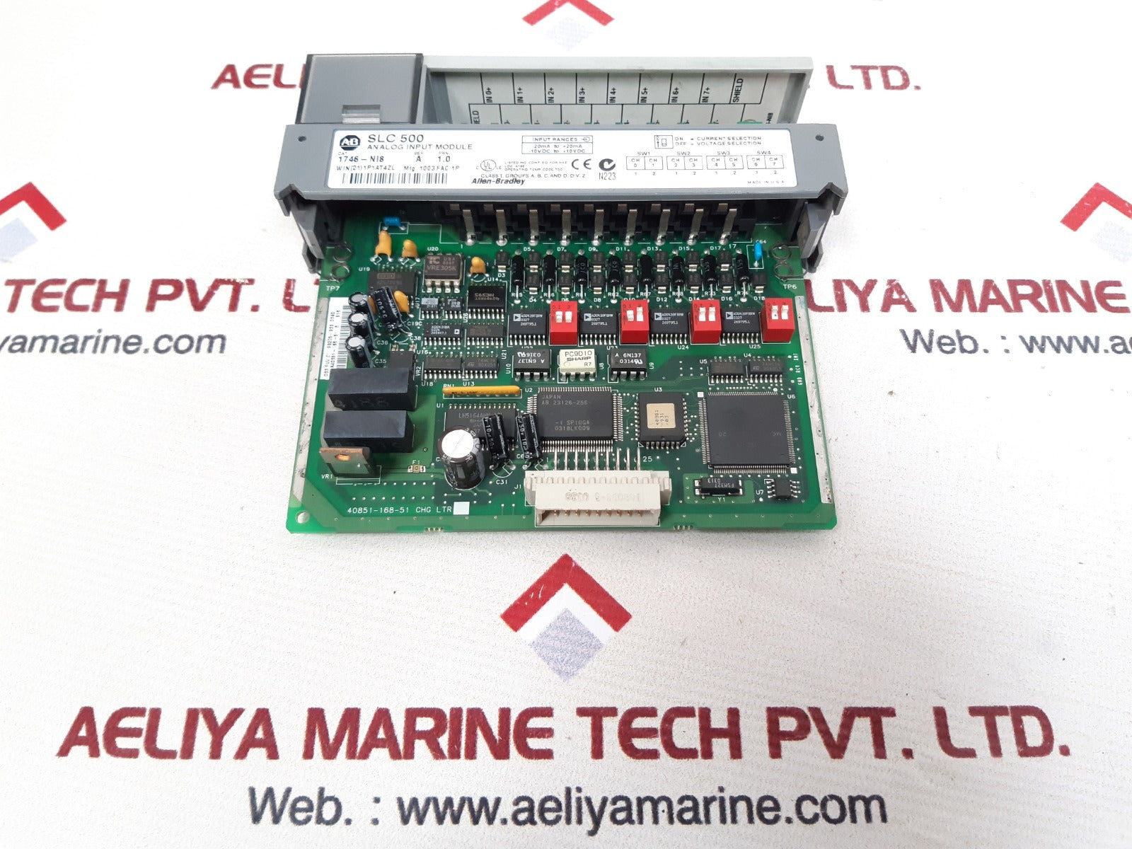 Allen-bradley 1746-ni8 ser a frn 1.0 slc 500 analog input module