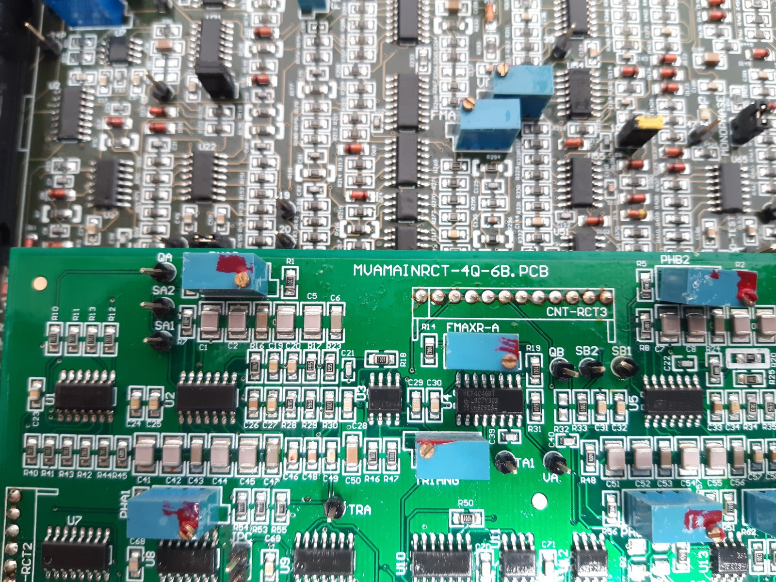 Mvamain-sm-6c.pc pcb card mvamainrct-4q-6b.pcb