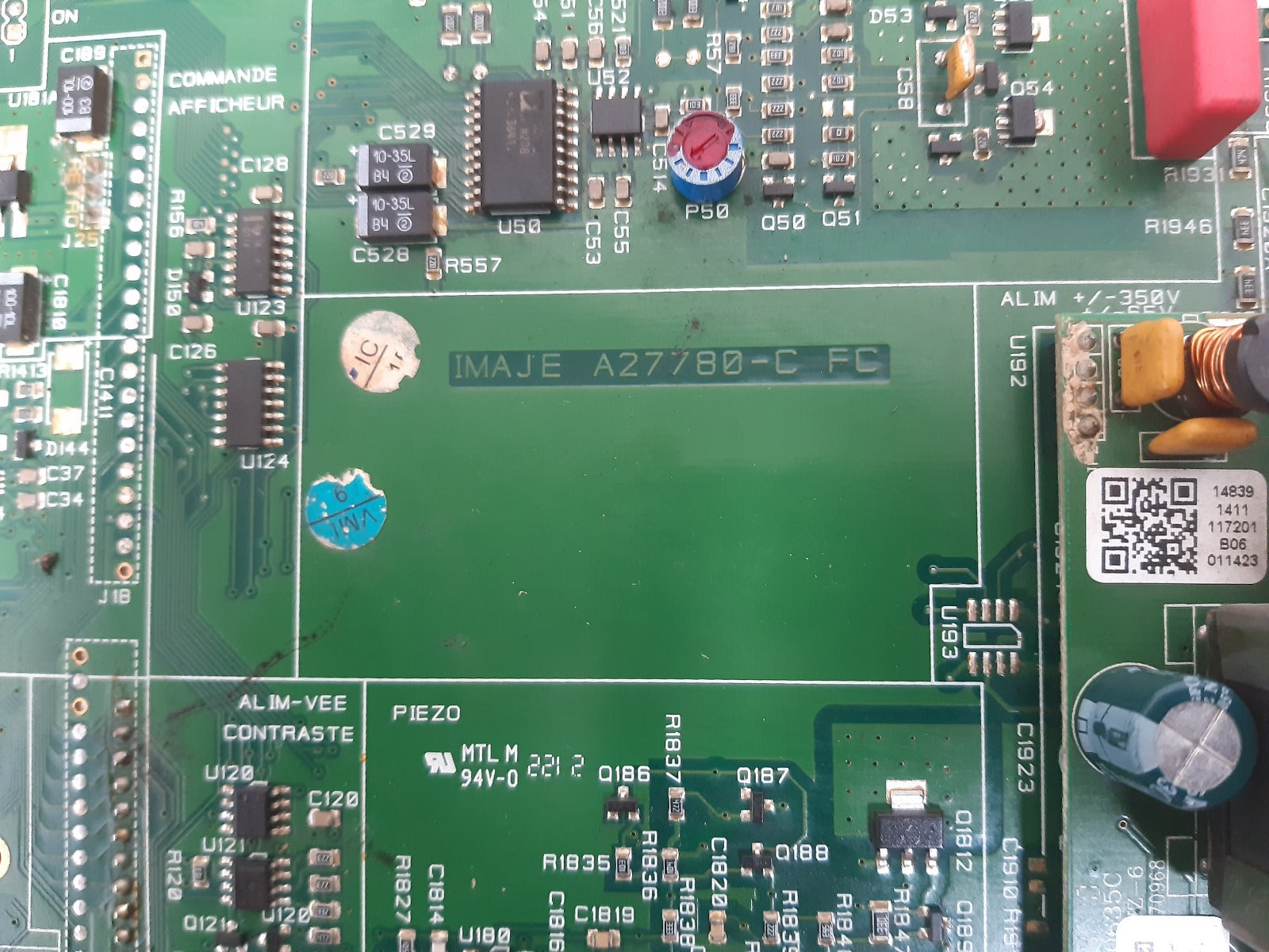 Imaje a27780-c display board