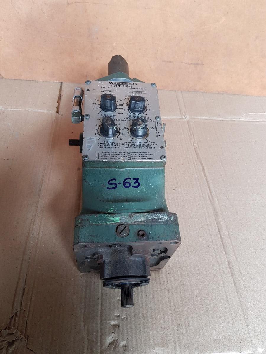Woodward ug-8 8522-300 governor r.p.m. 1075-1650