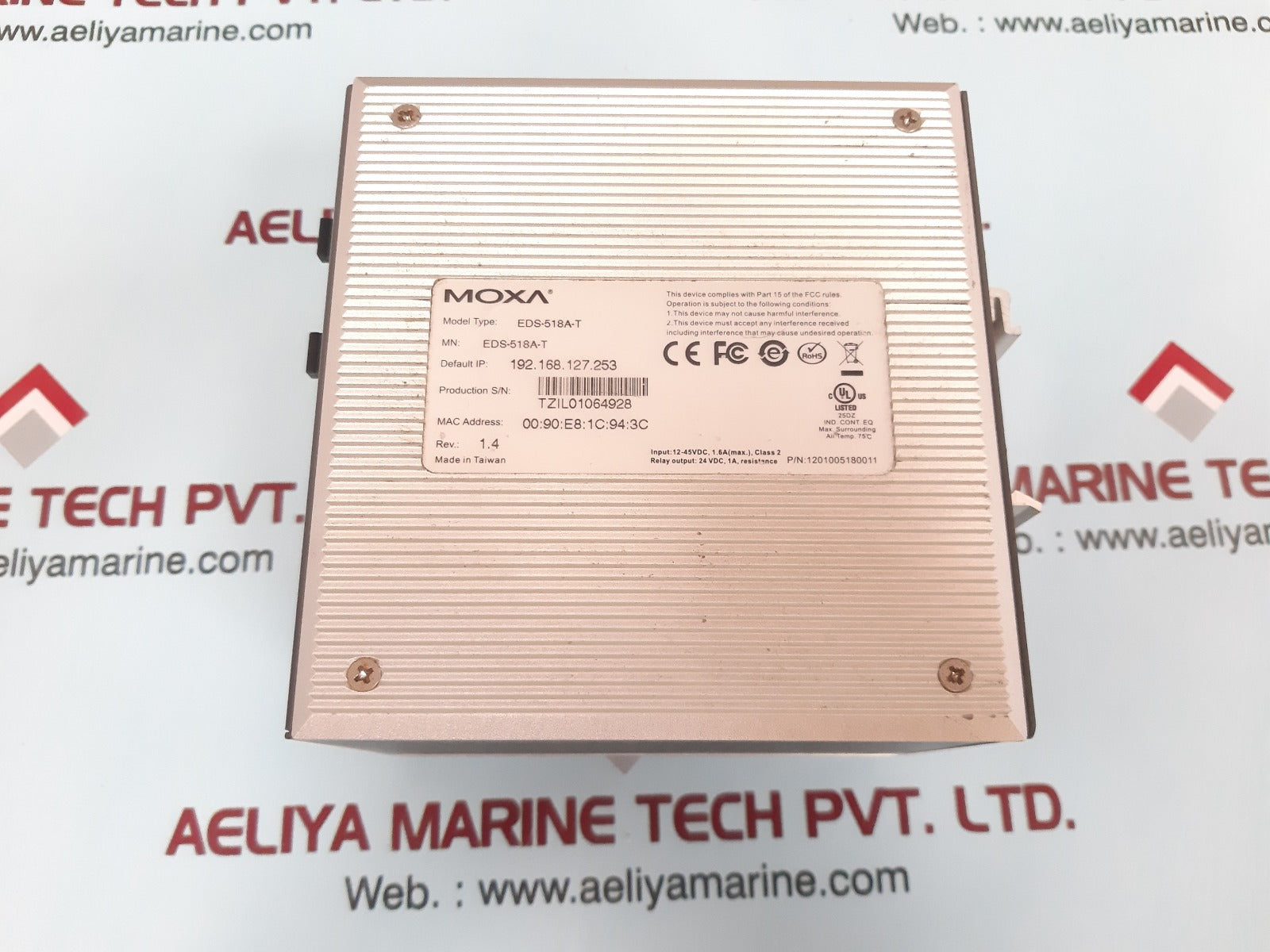 Moxa eds-518a-t etherdevice switch
