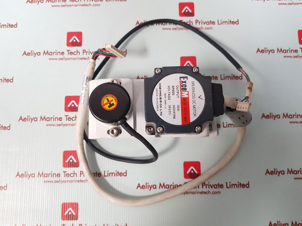 Daehwa b630-3000-ms7 brushless dc motor with rib-40-1000zca rotary encoder