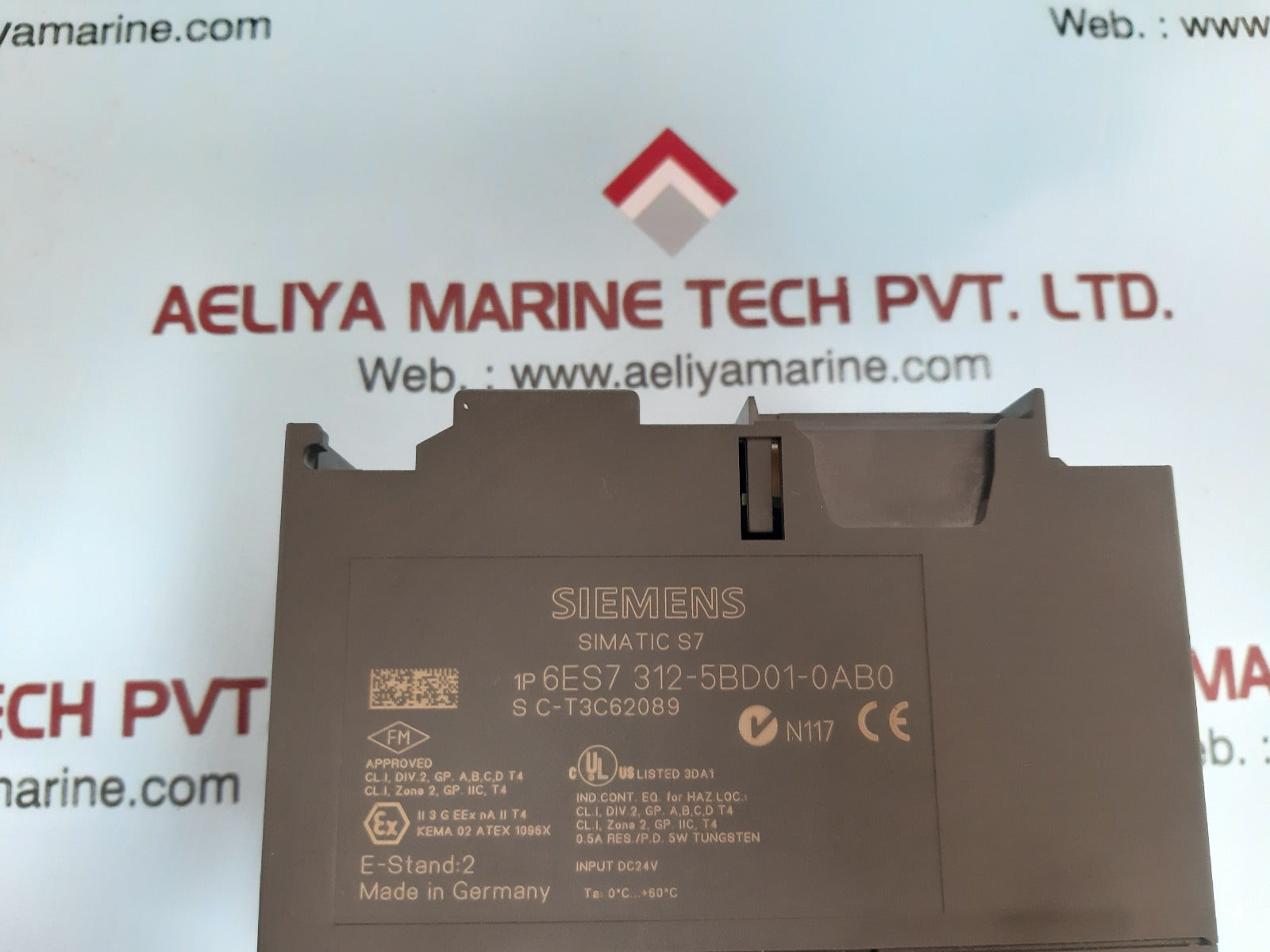 Siemens simatic s7-300 6es7 312-5bd01-0ab0 processor control unit