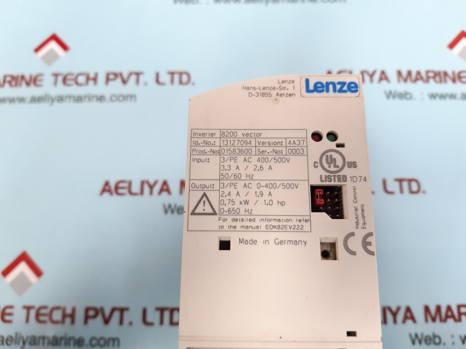 Lenze hans-lenze-str.1 inverter 13127094