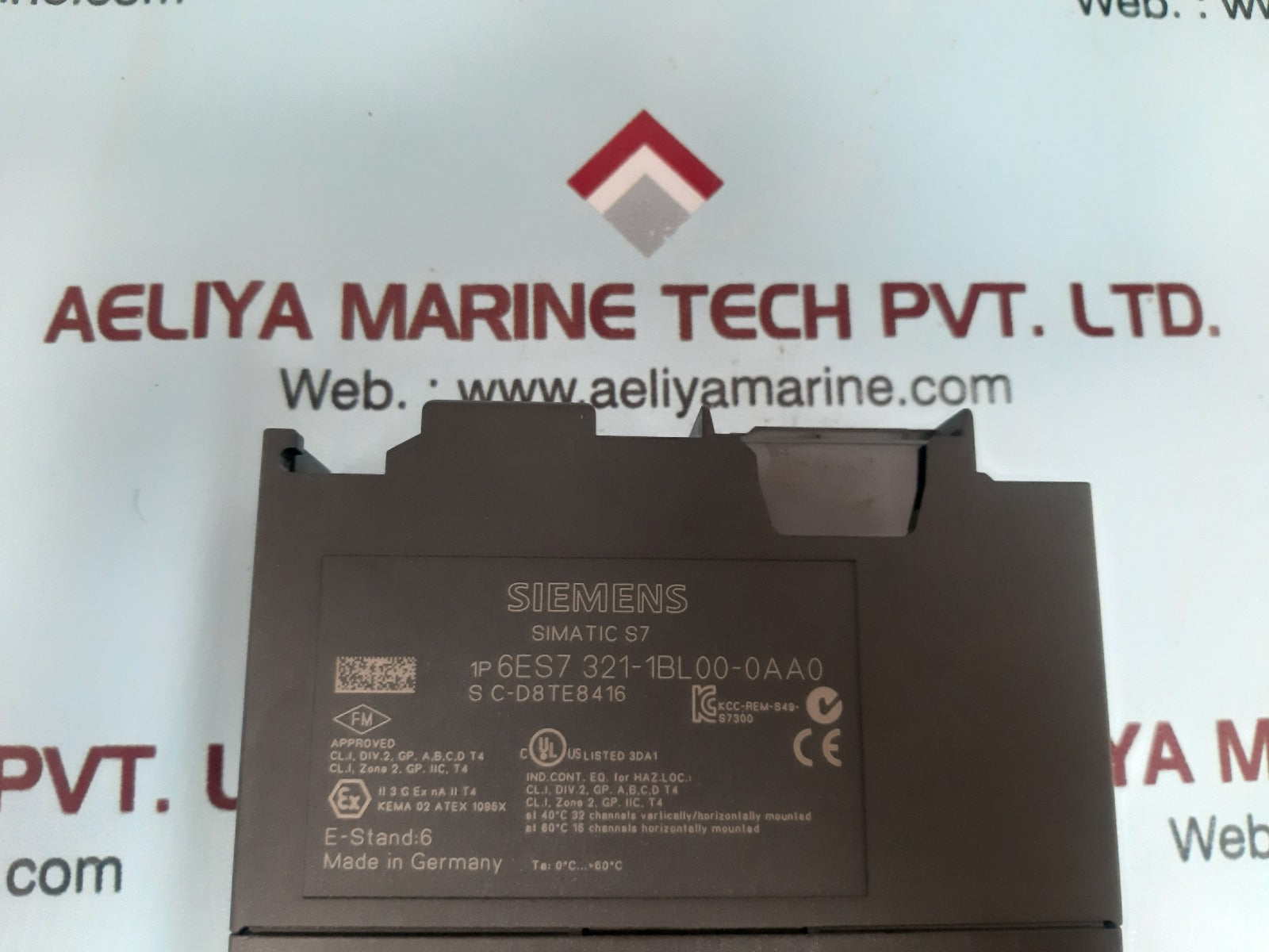 Siemens simatic s7 6es7 321-1bl00-0aa0 digital input module