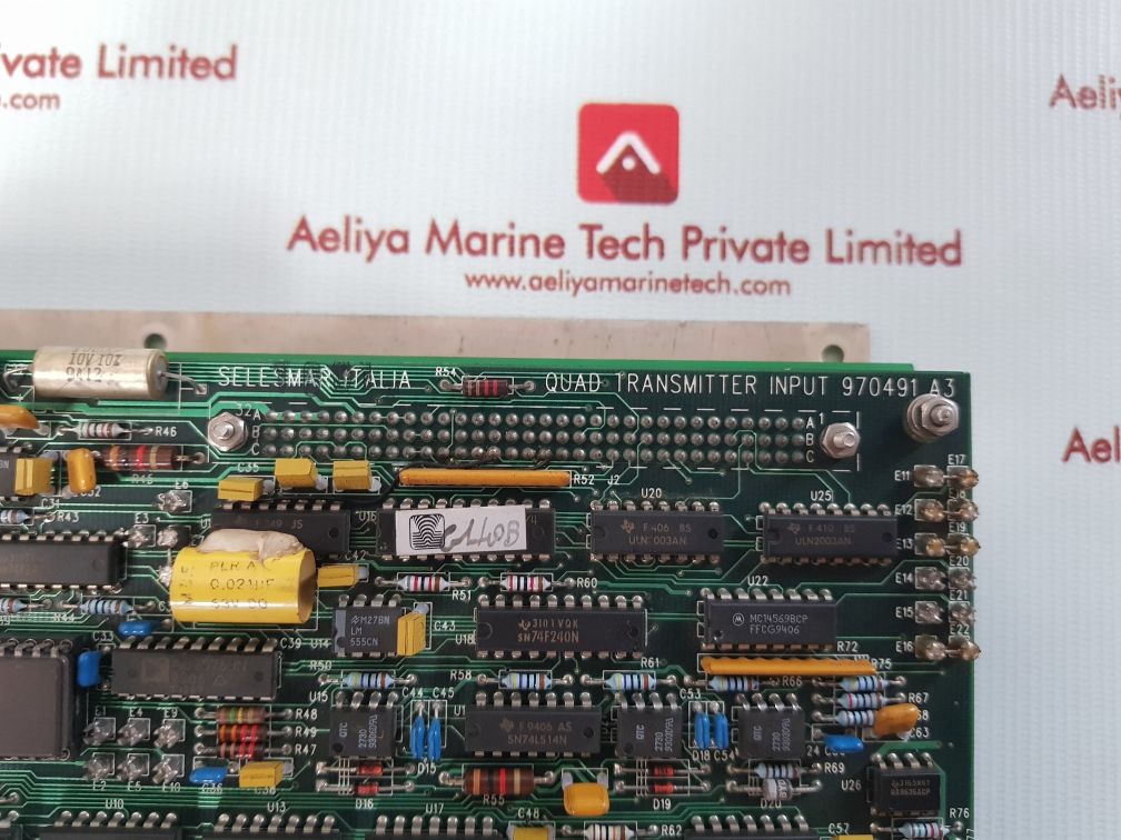 Selesmar italia 970491 a3 quad transmitter input pcb