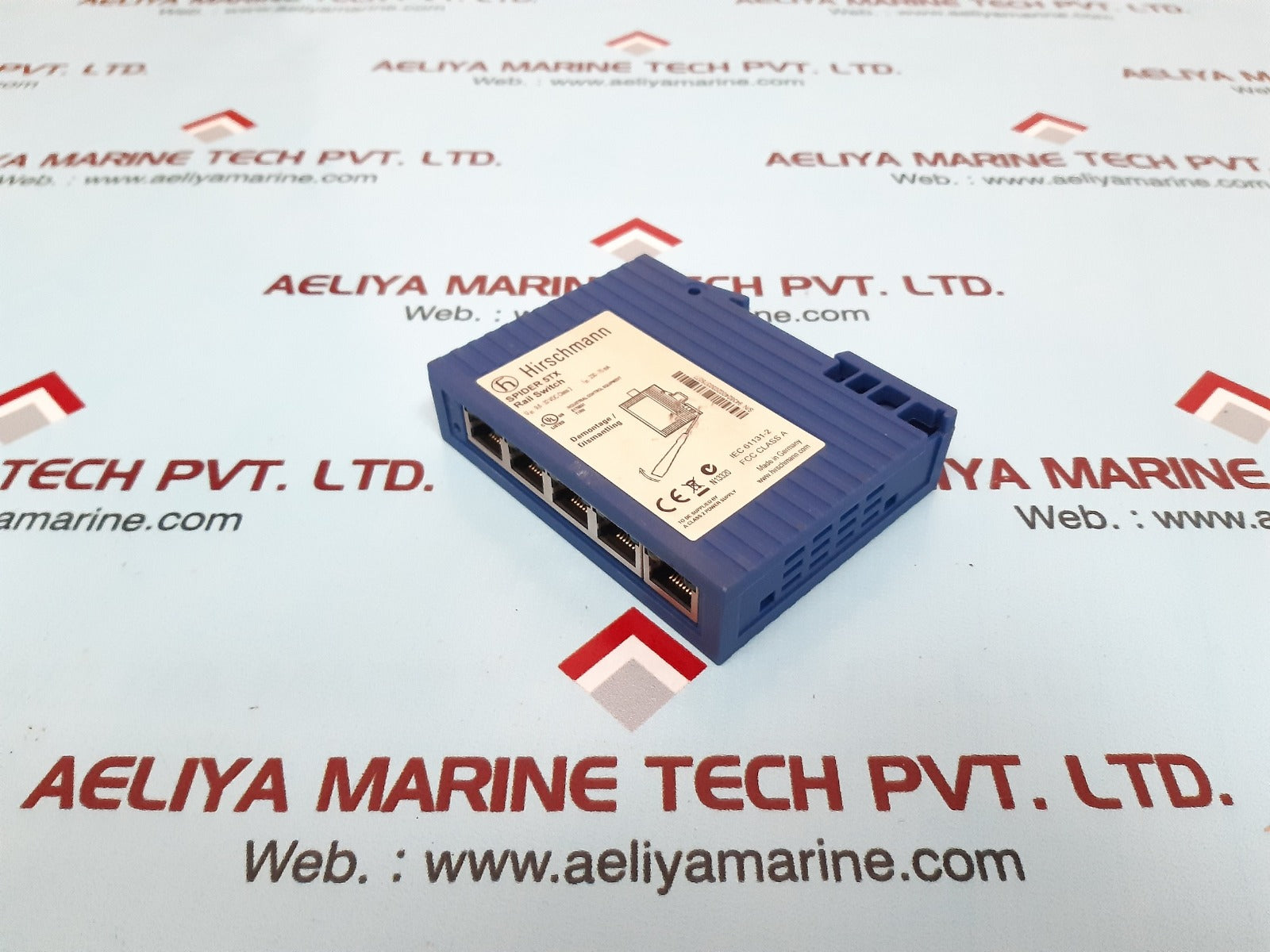 Hirschmann spider 5tx ethernet rail switch